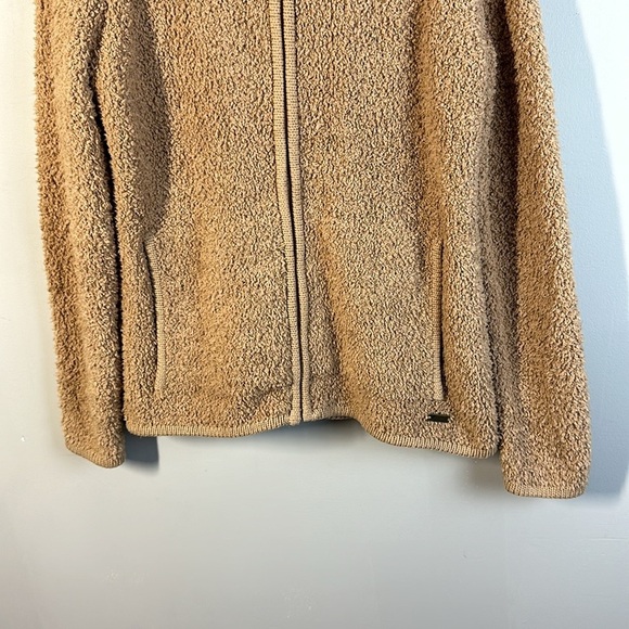 NWT Natural Reflections Sherpa Cabin Full Zip Teddy Jacket Size M - Picture 5 of 16
